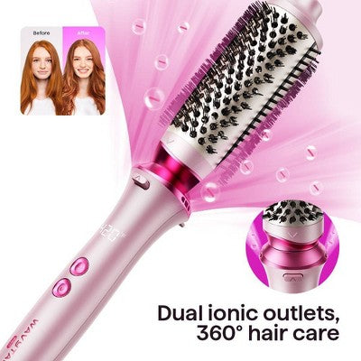 Wavytalk Heatwave Pro 5-in-1 Curling Wand Set, Includes Thermal Brush and 4 Interchangeable Ceramic Barrel for Multiple Styles, Model 350S