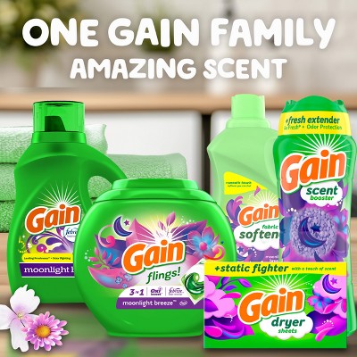 Gain Fireworks Moonlight Breeze In-Wash Scent Booster Beads - 30.1oz