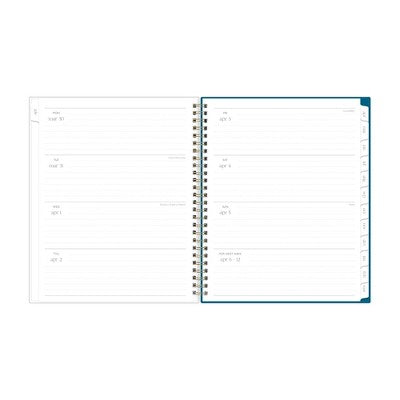Rhi James for Blue Sky Weekly/Monthly Planner 15 Month Wirebound 7"x9" Clear Multi Cover - Paris