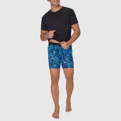 Hanes Originals Premium Super Stretch Boxer Briefs 3pk - Blue/Black L