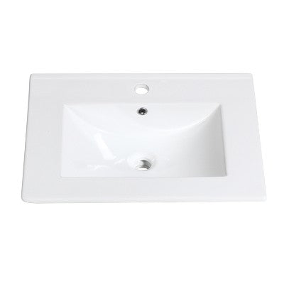 Saint Birch Ceramic Single Bathroom Vanity Top With Sink 1 Hole (LOCAL PICKUP ONLY)