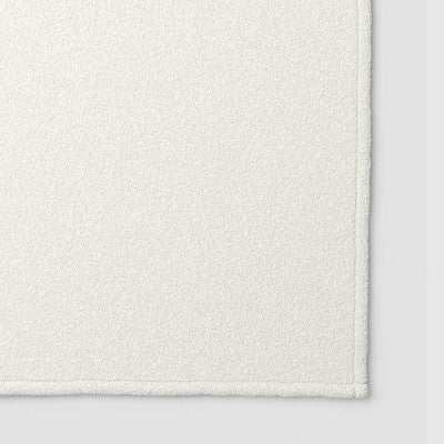 50"x70" Solid Comfort Plush Throw Ivory - Room Essentials