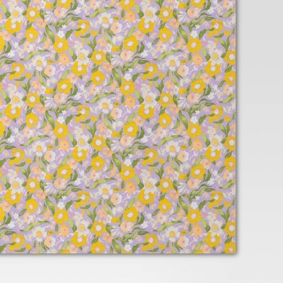 80"x60" Floral Tablecloth Pink - Threshold