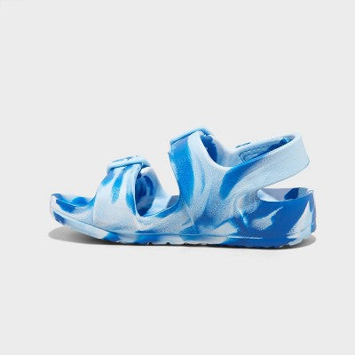 Toddler Ade Footbed Sandals Blue 11T: Open Toe Design