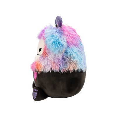 Squishmallows 12" Frumpy Girly Goth Black Bigfoot with Heart Headband Plush