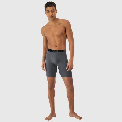 Hanes Moves Premium Men's X-Temp Long Leg Boxer Briefs 2pk S