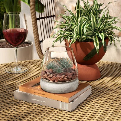 Rose Stone Terrarium Decorative Filler Red - Threshold