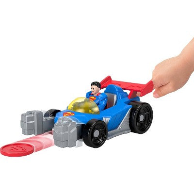 Imaginext DC Super Friends Deluxe Supermobile Action Figure Playset - 4pk
