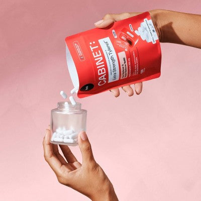 Cabinet Health Acetaminophen Pain Reliever and Fever Reducer Refillable Glass Bottle - 120ct