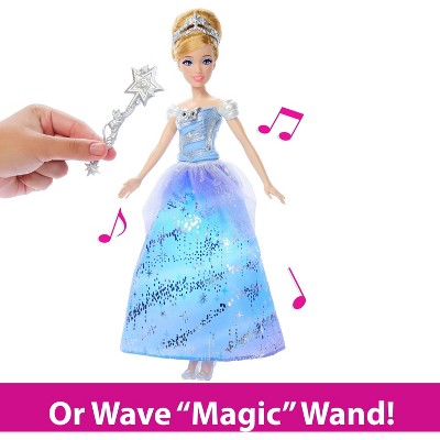 Disney Princess Enchanted Ballgown Cinderella Fashion Doll with Lights & Sounds, Inspired by Movie