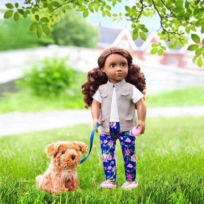 Our Generation Malia - 18" Doll & Pet Poodle Set