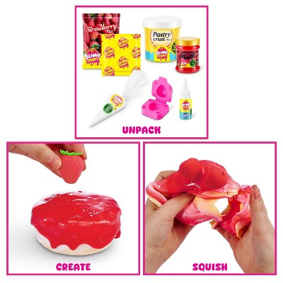 Slime Mart Small Bag Strawberry Cheesecake Slimes and Putties: Educational Creative Toy for Kids, Net Weight 0.77 lbs