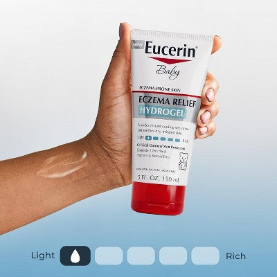 Eucerin Baby Eczema Relief Hydrogel Lightweight Soothing Treatment for Dry Skin, 5 oz
