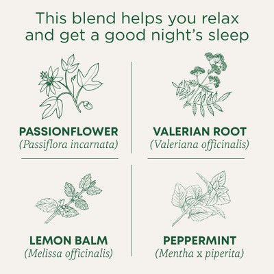 Traditional Medicinals Organic Nighty Night Valerian Herbal Tea - 16ct