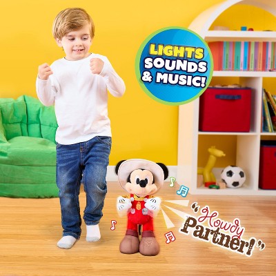 Mickey Mouse Hoedown Throwdown Feature Plush