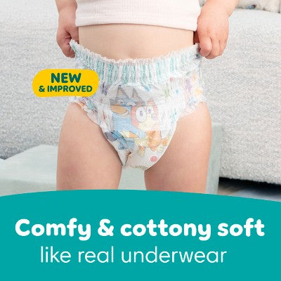 Pampers Easy Ups Bluey Training Underwear - Size 6T-7T - 68ct