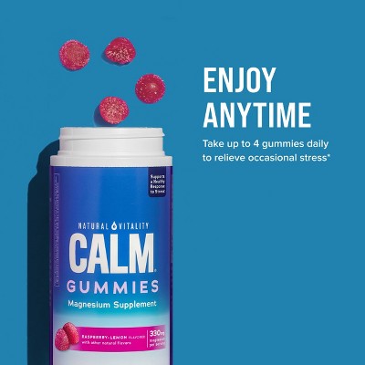Natural Calm Mineral Supplement Powder - Raspberry Lemon - 4oz