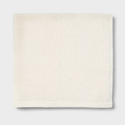 6pc Everyday Bow Dorm Towel Set Ivory - Room Essentials