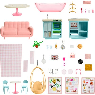 Barbie Hearth & Hand Townhouse Playset with 3 Levels & 40+ Pieces Including Furniture & Accessories (LOCAL PICKUP ONLY)