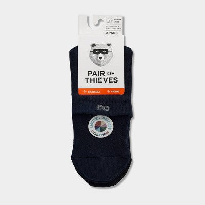 Pair of Thieves Men's Ankle Socks 3pk - Dark Red 6-12