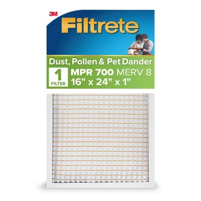 Filtrete 16"x 24"x 1" MPR 700 Dust Pollen and Pet Dander Electrostatic Air Filter: MERV 8 Furnace Filter, Lasts 3 Months (LOCAL PICKUP ONLY)