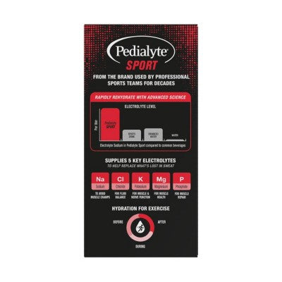 Pedialyte Sport Electrolyte Powder - Fruit Punch - 6ct/0.49 oz
