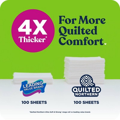 Quilted Northern Ultra Soft Strong Toilet Papers - 24 Mega Rolls: 255 Sheets Per Roll