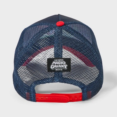 Boys' Super Mario and Yoshi Foam Mesh Trucker Hat - Red