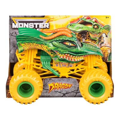 Monster Jam Official Dragon Monster Truck Collector Die-Cast Vehicle 1:24 Scale Kids' Toys for Boys and Girls Ages 3 and Up