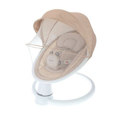 Nuby Auto Baby Swing with Mosquito Net and Canopy Pillow - Beige (LOCAL PICKUP ONLY)