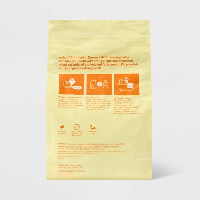 Brightening Epsom Salt with Sparkling Citrus Scent - 48oz - up&up: Paraben-Free Bath Soak Salts for Normal Skin