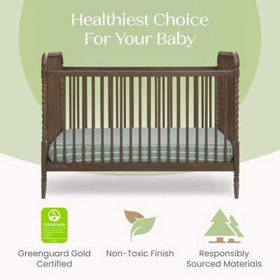 Delta Children Serena 4-in-1 Convertible Crib - Teak Brown (LOCAL PICKUP ONLY)