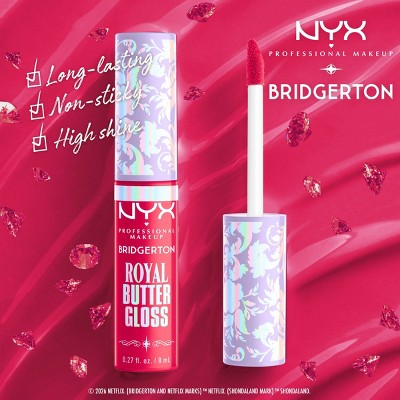 NYX Professional Makeup Bridgerton Royal Treasures Lip Kit - 03 Summer Fruit & Rumour Has It - 2pc