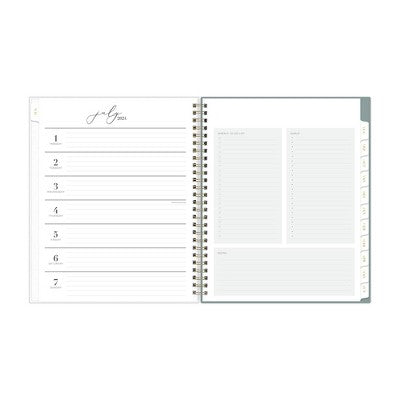 Blue Sky Life Note It 2024-25 Weekly/Monthly Planner 9"x7" Wirebound Neena: Academic Agenda, Adult Stationery, July-June