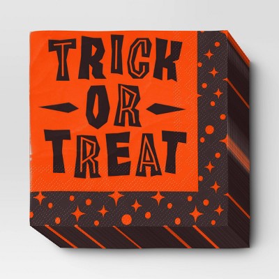 30ct Trick or Treat Disposable Lunch Napkins - Hyde and EEK! Boutique
