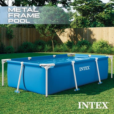 Intex 7.2' x 23" Rectangular Frame Above Ground Outdoor Splash Swimming Pool (LOCAL PICKUP ONLY)