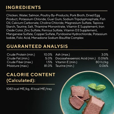 Sheba Perfect Portions Salmon Flavor Soft Pate Kitten Wet Cat Food - 2.64oz