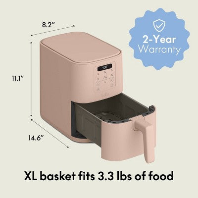 bella 4qt Slim Air Fryer Blossom
