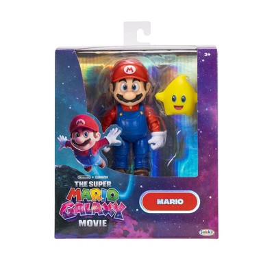The Super Mario Galaxy Movie - 5" Figure Series - Mario Figure with Luma Star Accessory