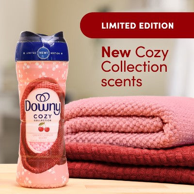 Downy Laundry Beads Limited Edition Cozy Collection In-Wash Scent Beads - Cozy Cherry Jubilee - 7.8oz