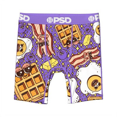 PSD Boys' 2pk Morning Mash Printed Boxer Briefs - Purple S