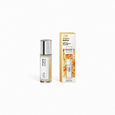 Dossier Body Perfume - Ambery Saffron - 11ml: Paraben-Free, Phthalate-Free, Vegan, Travel Size Spray