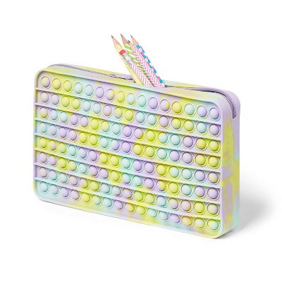 Bubble Pop Pencil Pouch Pastel Tie Dye - up & up