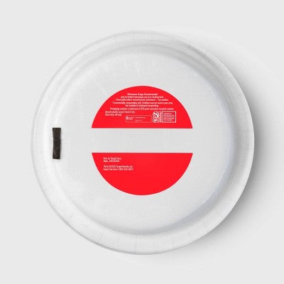 Disposable Plates 7" - Red White Blue - 40ct - up&up