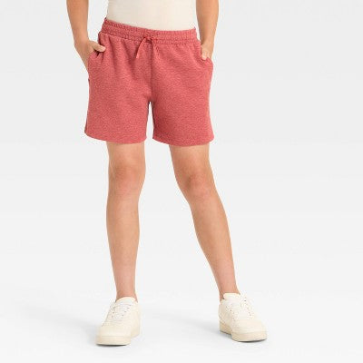 Boys' Mesh Spacer Shorts - All In Motion Dark Red M