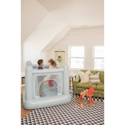 SMOL Mini Bounce House Blue Stripes (LOCAL PICKUP ONLY)