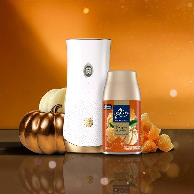 Glade Automatic Air Freshener Room Spray Holiday Scent Refill - Pumpkin & Ginger - 6.2 oz