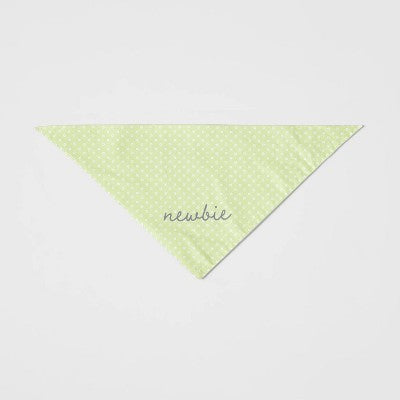 Newbie Puppy Dog Bandana - Boots & Barkley - Green - One Size Fits Most