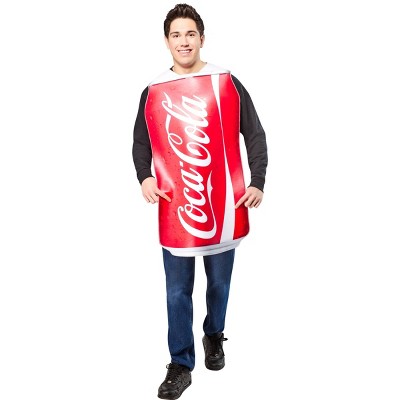 Rubies Adult Coca Cola Costume Sandwich Board Red One Size