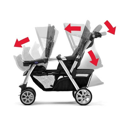 Chicco Cortina Together Double Stroller - Minerale (LOCAL PICKUP ONLY)